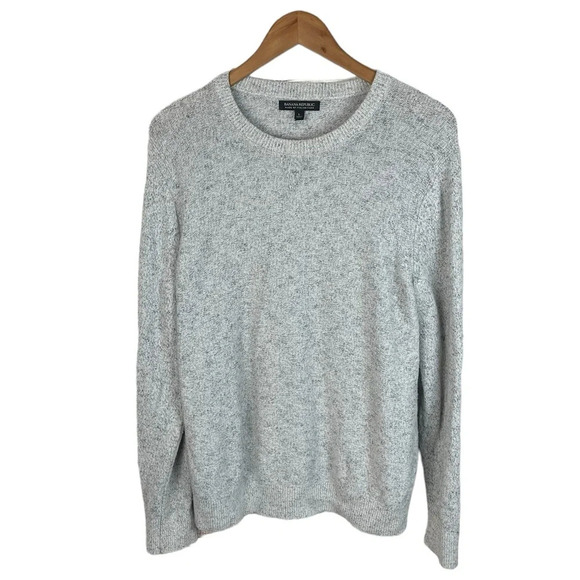 B19 Men’s Banana Republic Italian Yarn Linen Blend Crew Neck Sweater L - Picture 1 of 5